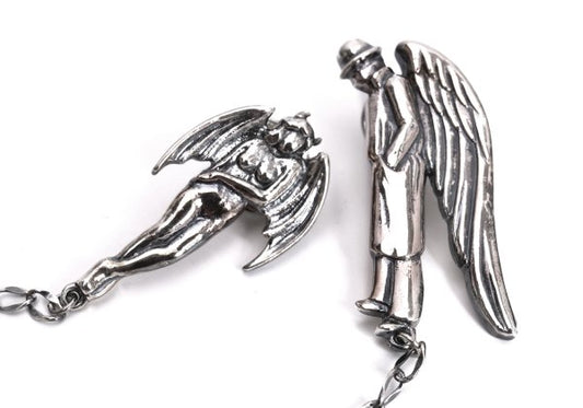 Y's for men Silver 950 Chain Angel Collar Silver