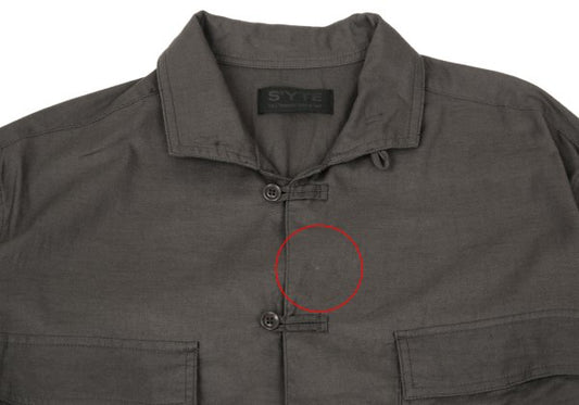 S'YTE Charcoal Cotton China Shirt Size 3