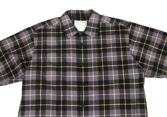 UNDERCOVER CHAOTIC DISCORD 01SS Gray Check Shirt Size M