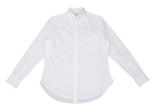 Y's Button Down Long Sleeve Shirt White Size 3