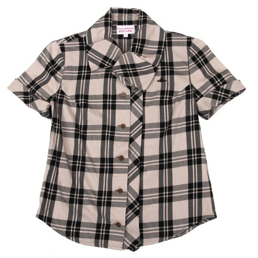 Vivienne Westwood Red Label Cotton Blouse Beige/Black Size 1