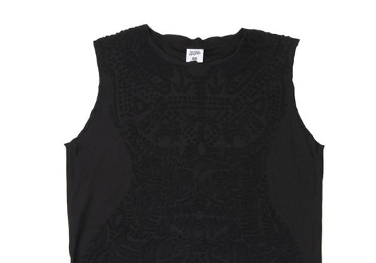 Jean Paul GAULTIER HOMME Cotton Nylon Top Black Size 48