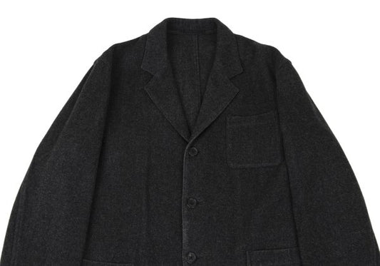 Y's for men Melton Wool Patch Pocket 3B Jacket Gray Size 2