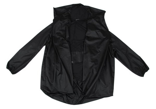 DKNY Poly Irregular Silhouette Hooded Jacket Black Size 4