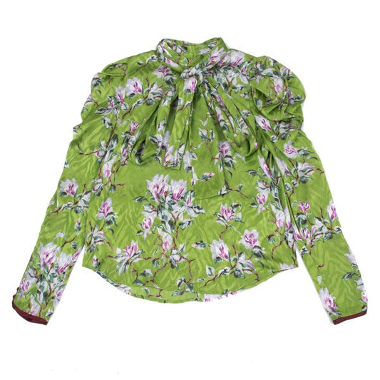 KEITA MARUYAMA x LILY BROWN Floral Blouse Green Size F