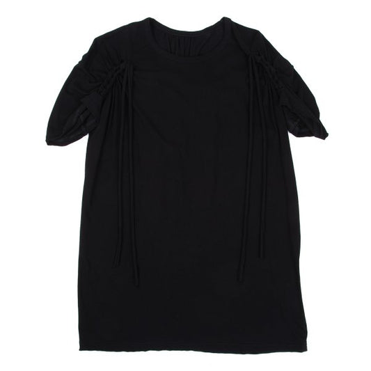 Yohji Yamamoto FEMME 23SS Twist Design T-Shirt Black Size 2