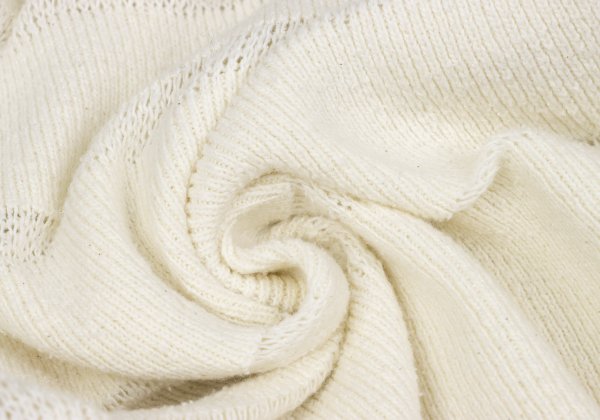 HELMUT LANG Openwork Stripe Boat Neck Knit Ivory Size M