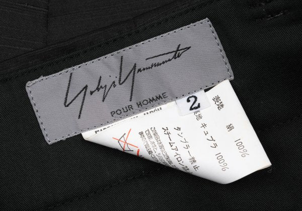 Yohji Yamamoto POUR HOMME 03SS Silk Pants Charcoal Size 2