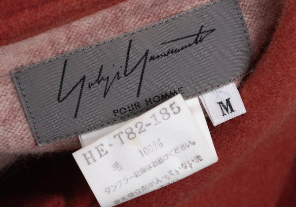 Yohji Yamamoto POUR HOMME 95AW Rokumeikan Shirt Red Size M