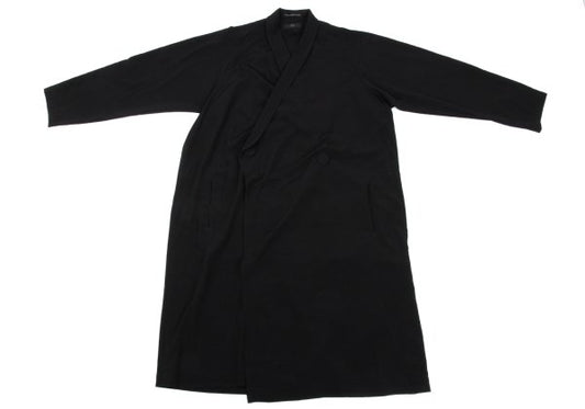 Y's Crepe de Chine Shawl Collar Double Coat Size 2