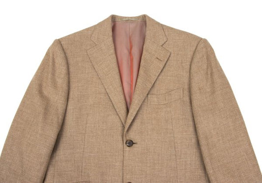 Ermenegildo Zegna Beige Wool 2-Button Jacket Size M