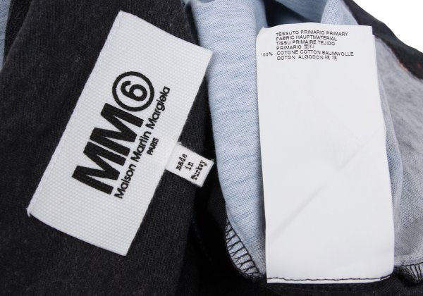 Maison Martin Margiela Cotton Front L/S Tee Blue Size S