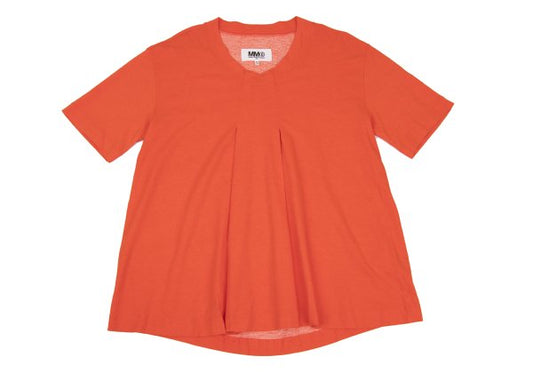 Maison Martin Margiela Rayon Front T-Shirt Orange Size L