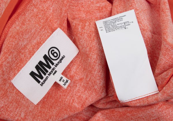Maison Martin Margiela Rayon Front T-Shirt Orange Size L