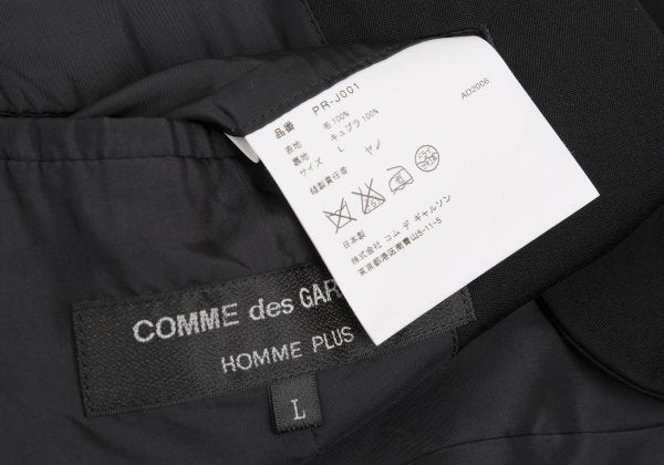 COMME des GARCONS HOMME PLUS Wool Blazer Black Size L