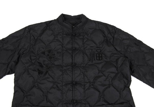 S'YTE x TAION Embroidered Quilted Down Jacket Black Size 2