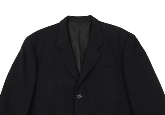 Y's for men Wool 3-Button Notch Lapel Jacket Black Size M