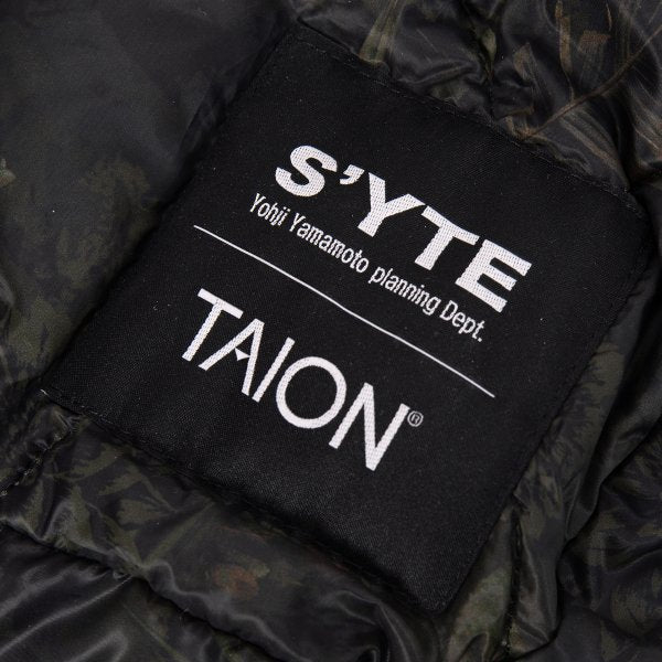TAION s'yte Camo Quilting Down 2-Way Mini Bonsac Black/Khaki