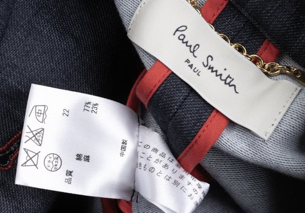 Paul Smith LONDON Cotton Linen Panel Coat Navy Size 38