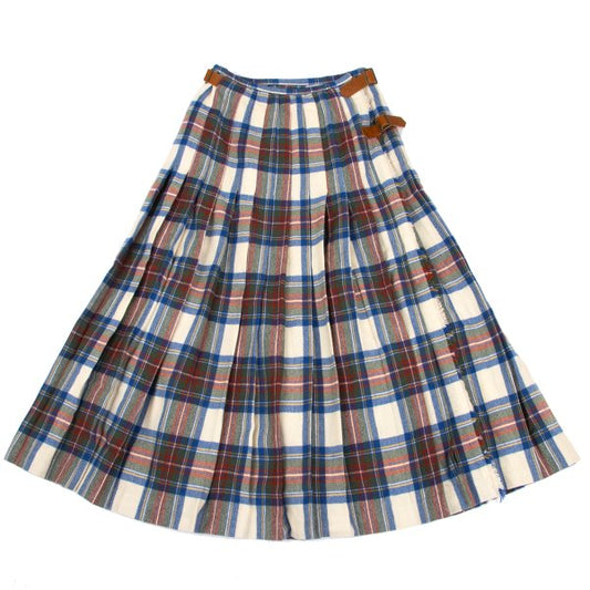 Pink House WONDERFUL WORLD KANEKO ISAO Check Skirt Size M