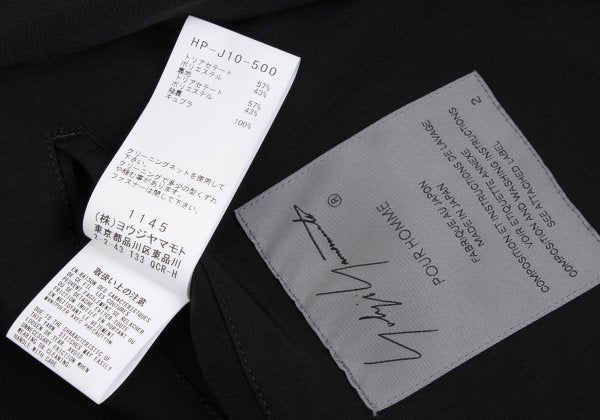 Yohji Yamamoto POUR HOMME 25SS Jacket Black Size 2
