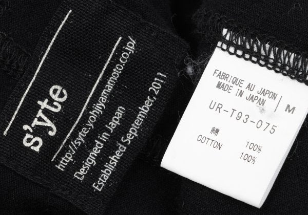 S'YTE Cotton Layered Raglan Turtleneck Black Size M