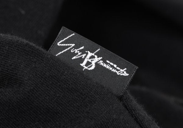 B Yohji Yamamoto Cotton Tape Design Top Black Size 2