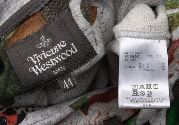Vivienne Westwood MAN 25SS Mystical Hoodie Gray Size 44
