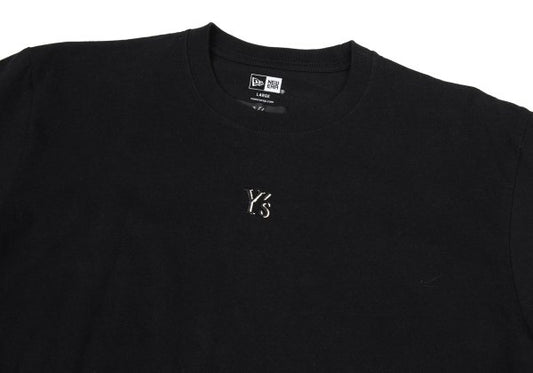 NEW ERA Y's x Logo Embroidered T-Shirt Black Size 3