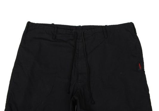 Y's Gipsy Cotton Drawstring Shorts Black Size 2