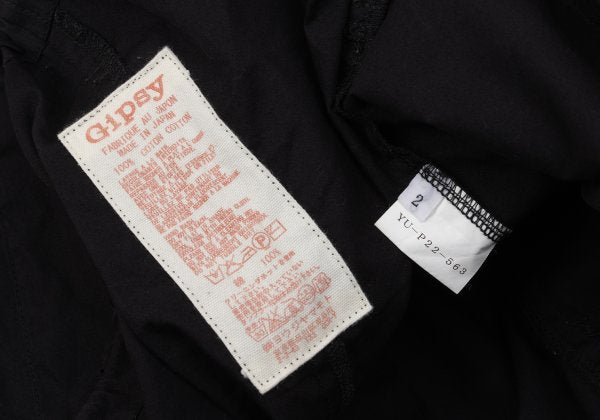 Y's Gipsy Cotton Drawstring Shorts Black Size 2
