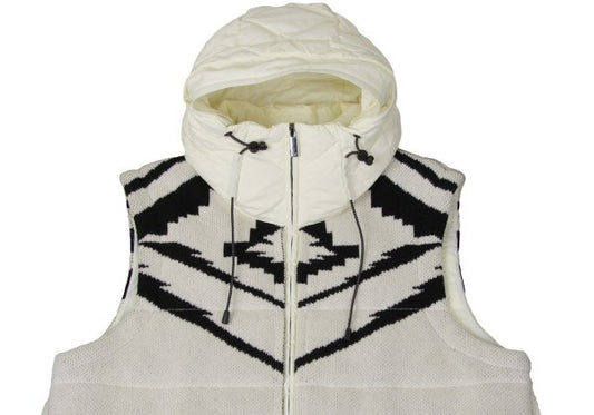 EMPORIO ARMANI Quilted Down Vest Off-Black Size 44