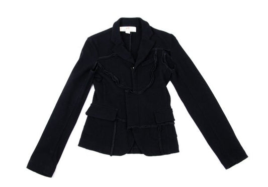 Comme des Garcons H&M Wool Blend Outseam Zip Jacket Size 34