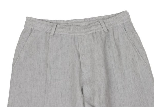 EMPORIO ARMANI Linen Pleated Easy Pants Size 44