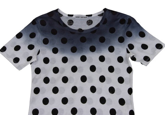 ISSEY MIYAKE Gradation Dot Cotton T-Shirt Size 2
