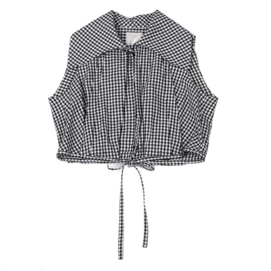Vivienne Westwood Gold Label Gingham Blouse Black Size 10