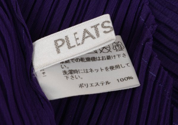 PLEATS PLEASE Pleated Scarf Purple