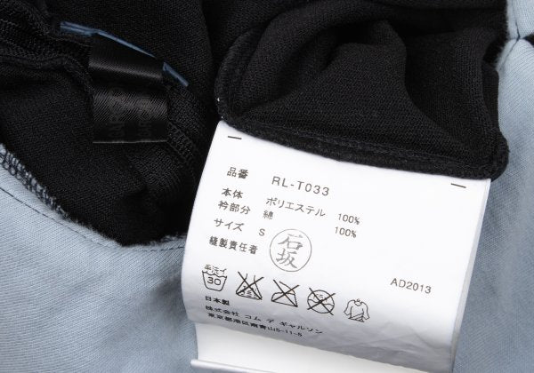 COMME des GARCONS Poly Contrast Collar Blouse Black Size S