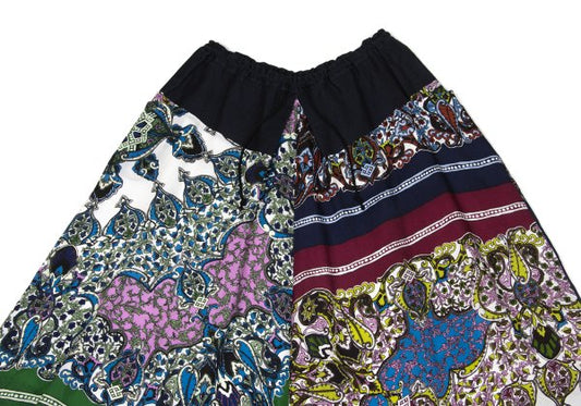 Y's Baroque Print Sarouel Pants Multi Size 2