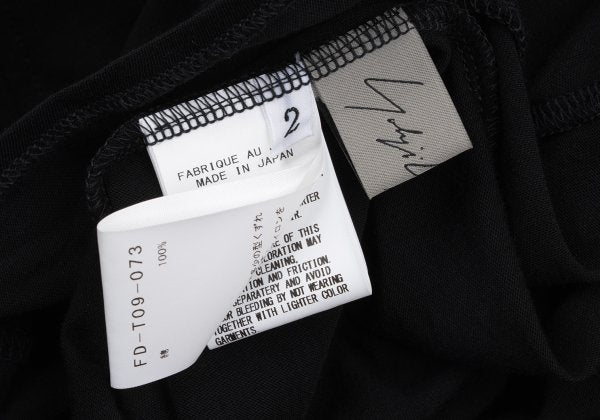 Yohji Yamamoto FEMME Black Gathered Drape Cardigan Size 2