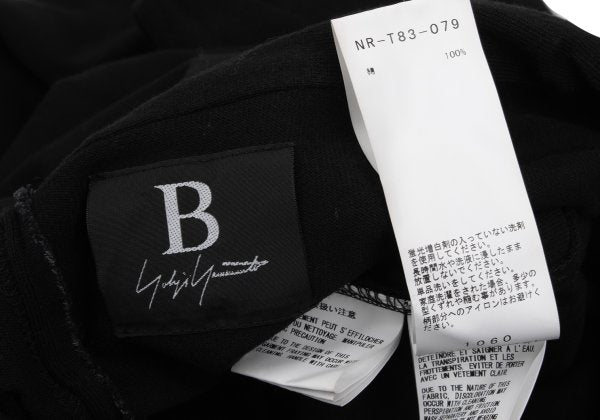 B Yohji Yamamoto 20AW Back Pigment Cardigan Black Size 2