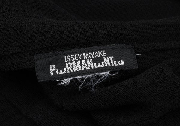ISSEY MIYAKE PERMANENTE Sheer Cardigan Black Size M