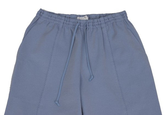 PLEATS PLEASE Ultrasonic Cutting Cropped Light Blue Pants Size 3