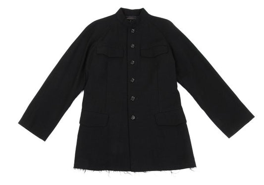 COMME des GARCONS Gabardine Mandarin Jacket Black Size M
