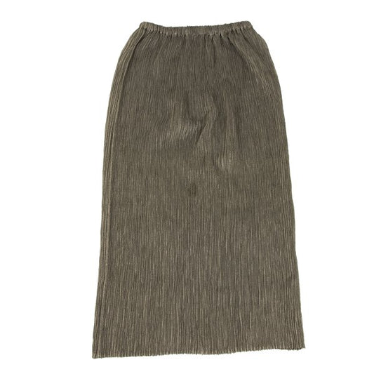 HIROKO BIS Pleated Midi Skirt Khaki Size 11