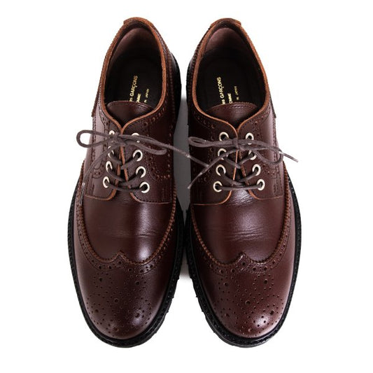 COMME des GARCONS HOMME Wingtip Shoes Brown Size 25.5cm