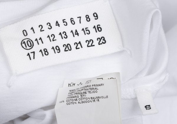 Maison Martin Margiela Cotton Crewneck T-Shirt White Size S