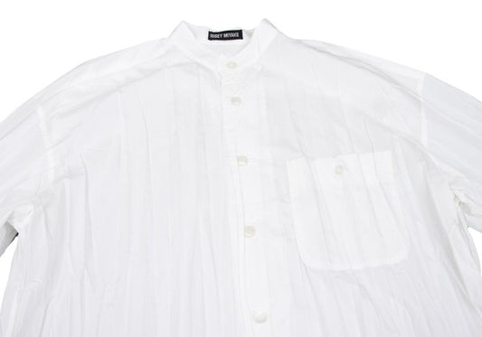 ISSEY MIYAKE MEN 95SS Poly Crinkle Pleat Shirt White Size XL