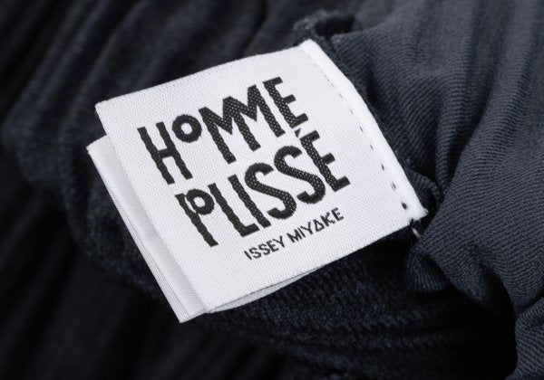 HOMME PLISSE ISSEY MIYAKE Pleated Tapered Pants Navy Size 1