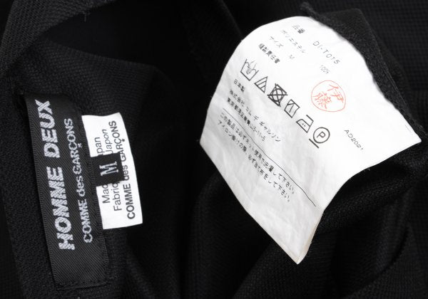 COMME des GARCONS HOMME DEUX Black Mesh T-Shirt Size M